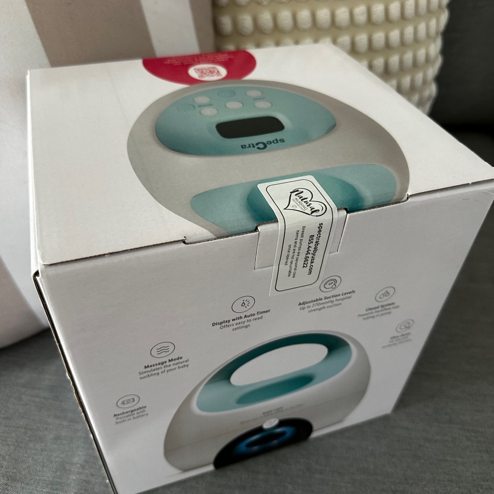 Spectra S1 Blue Breast Pump NIB NWT